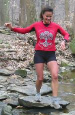 Laura DeWald at the Potomac Overlook Trail Runs